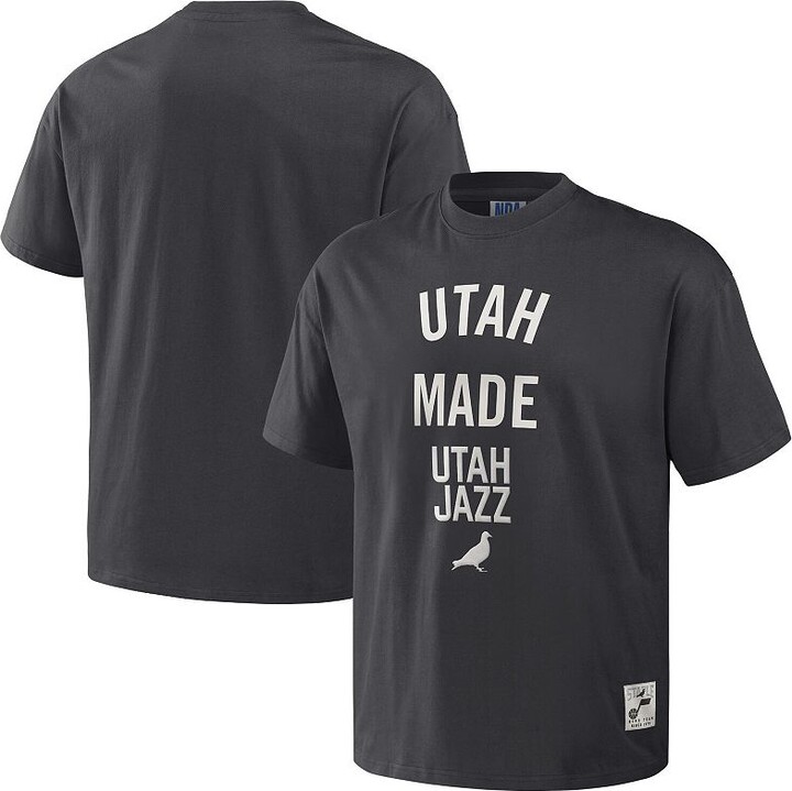 Staple Men's NBA x Anthracite Utah Jazz Heavyweight Oversized T-Shirt
