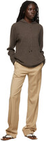 Thumbnail for your product : Dries Van Noten Brown Cashmere Hoodie