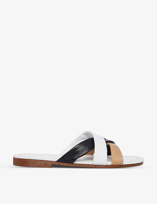 Dune Laural leather sandals
