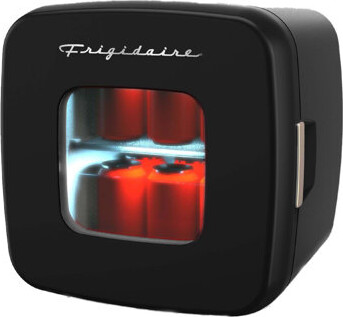Frigidaire 12-Can Retro Personal Mini Fridge, Black