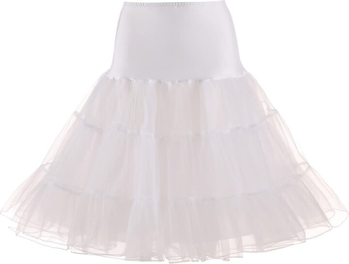 1950er Petticoat Crinoline - Tüll-Unterrock Für Rockabilly Kleider & Vintage Looks