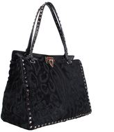Thumbnail for your product : Valentino Pony Skin Rockstud Tote Bag