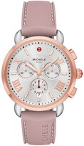 Thumbnail for your product : Michele Sporty Sail Stainless Steel Watch in Pink