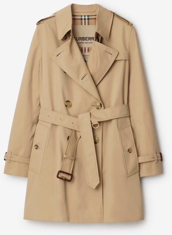 Burberry Short Kensington Heritage Trench Coat Size: 0