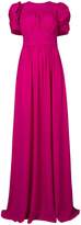 Thumbnail for your product : No.21 puff sleeve open back gown