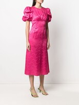 Thumbnail for your product : The Andamane Satin Floral-Print Dress