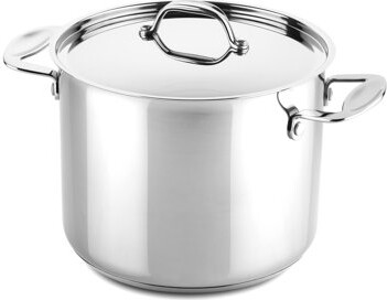 Mepra Deep Pot with Lid Cm 22 Glamour Stone Stainless Steel