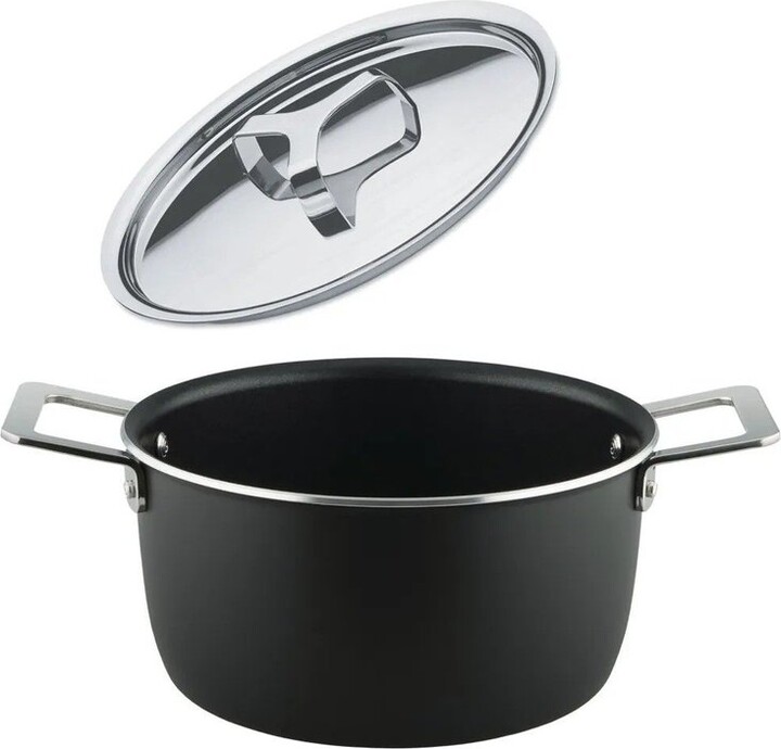 Alessi Pots&Pans Two Handles With Lid Casserole