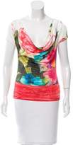 Thumbnail for your product : Blumarine Floral Print Draped Top