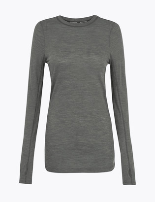 Marks and Spencer Merinotec Base Layer Long Sleeve Top
