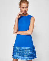 Thumbnail for your product : Ted Baker MARGGIA Satin loop detail shift dress