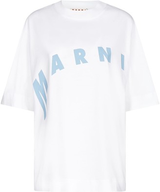 MARNI】ロゴ コットンTシャツ - cert.vohrawoundcare.com