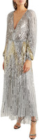 Thumbnail for your product : Monique Lhuillier Sequined Tulle Gown