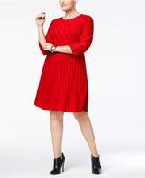 Thumbnail for your product : Jessica Howard Plus Size Fit & Flare Sweater Dress