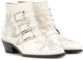 Thumbnail for your product : Chloé Susanna studded leather ankle boots