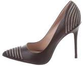 Thumbnail for your product : Jean-Michel Cazabat Leather Pointed-Toe Pumps