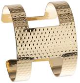 Thumbnail for your product : Apricot Gold Textured Cut Out Cuff Bracelet