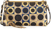 Thumbnail for your product : Hobo Darcy Metallic Geo-Print Leather crossbody, Iridescent