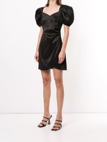 Thumbnail for your product : LIKELY Puff-Sleeve Satin Mini-Dress