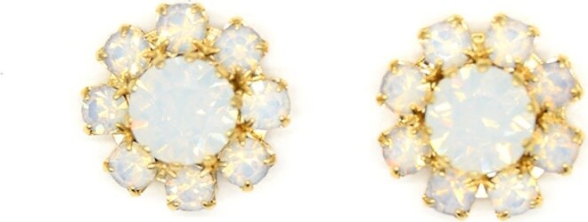Rosaspina Firenze Florentine Garden White Stud Earrings