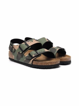 Birkenstock Kids TEEN Arizona camouflage-print sandals