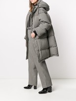 Thumbnail for your product : AMI Paris Houndstooth padded coat