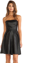 Thumbnail for your product : Thakoon Strapless Leather Dress
