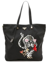 Thumbnail for your product : Prada What Goes Around Comes Around Year of the Tiger Tote