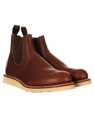 Red Wing Shoes 3190 Heritage Classic Chelsea Boot - Amber Leather Colour: Amber Leather, UK 7