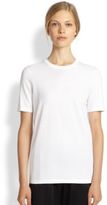 Thumbnail for your product : Michael Kors Compact Cotton Short-Sleeve Sweater