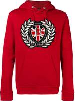 Thumbnail for your product : Balmain embroidered logo patch hoodie