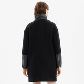 Thumbnail for your product : Madewell Leather-Edged City Grid Coat