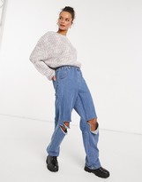 Thumbnail for your product : Cotton On Cotton:On ribbed neck jumper in lilac