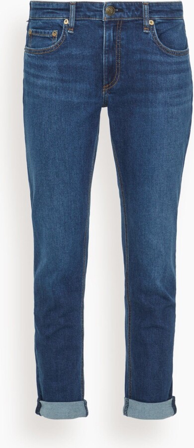 Rag & Bone Dre Low Rise Slim Boyfriend Jean in Alba
