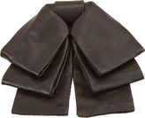 Thumbnail for your product : Saint Laurent Women's Leather Triple Bow Tie-Black