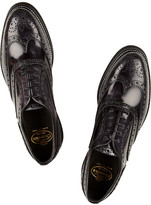 Thumbnail for your product : Church's Indigo polished-leather brogue creepers
