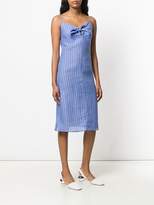 Thumbnail for your product : Simon Miller striped tie neck dress