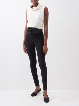 The Row Lanza Stretch-jersey Skinny Trousers
