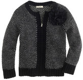 Thumbnail for your product : J.Crew Girls' Caroline corsage sweater-jacket