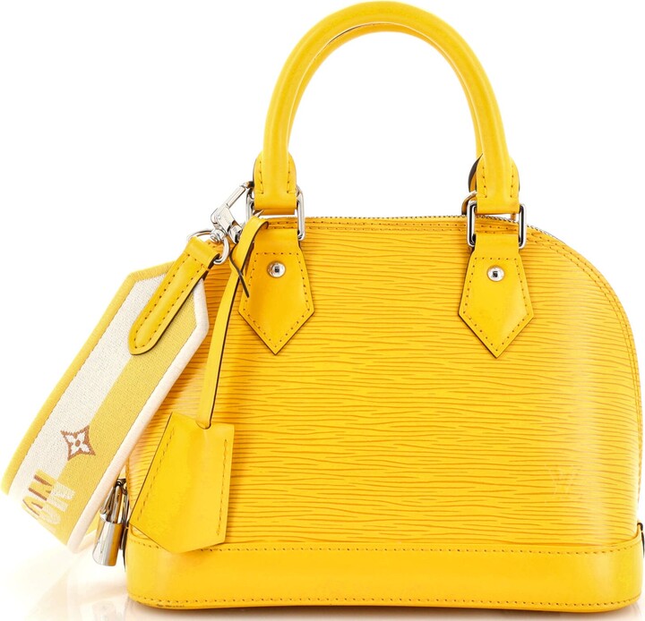 Louis Vuitton Milla Yellow Leather Handbag (Pre-Owned) – Bluefly