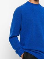 Thumbnail for your product : Laneus Crew-Neck Cashmere-Blend Sweater