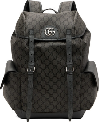 Cloth backpack Gucci Black in Cloth - 19620092