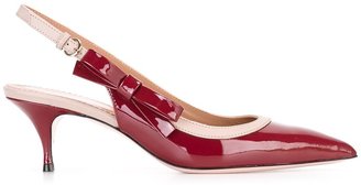 RED Valentino slingback pumps - women - Leather/Patent Leather - 37.5