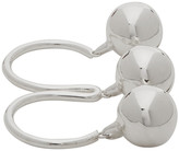 Thumbnail for your product : Ami Alexandre Mattiussi Silver Bells Double Ring