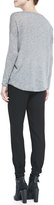 Thumbnail for your product : Vince Lightweight Knit Crewneck Sweater & Jersey Harem Pants