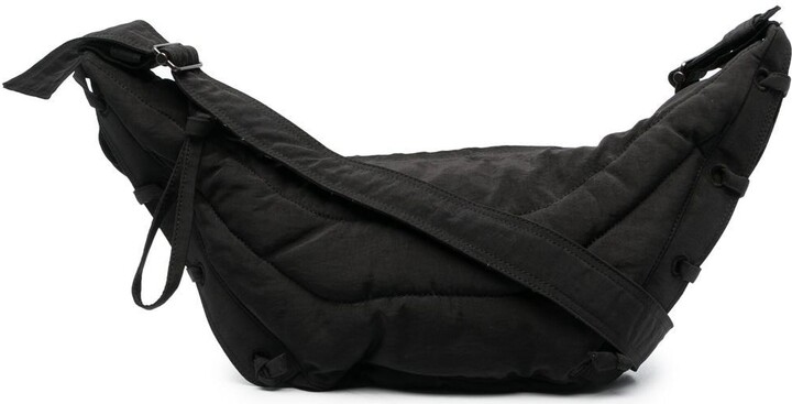 Padded Nylon Mens Cross Body Bag Shoulder Bag