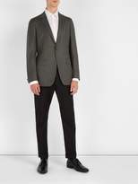 Thumbnail for your product : Kilgour Single Breasted Wool And Cashmere Blend Blazer - Mens - Grey