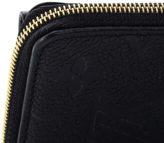 Louis Vuitton Black Monogram Empreinte Leather Recto Verso Card Holder Louis  Vuitton