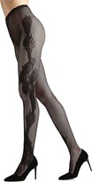 Thumbnail for your product : Natori Peacock Feather Fishnet Tights