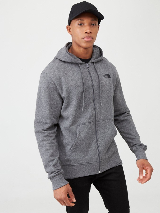 The North Face Open Gate Full Zip Light Hoodie - Medium Grey Heather -  ShopStyle